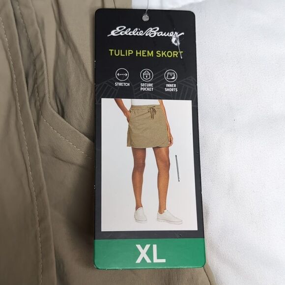 Eddie Bauer XL Tulip Hem Skort, NEW - Picture 2 of 12